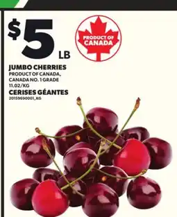 Independent City Market JUMBO CHERRIES offer