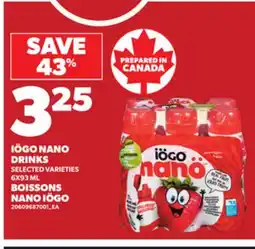 Independent City Market IÖGO NANO DRINKS, 6X93 ML offer