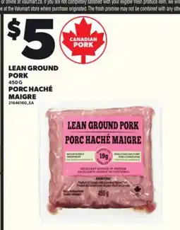 Independent City Market LEAN GROUND PORK, 450 G offer