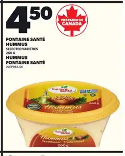 Independent City Market FONTAINE SANTÉ HUMMUS, 260 G offer