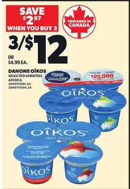 Independent City Market DANONE OÎKOS, 4X100 G offer