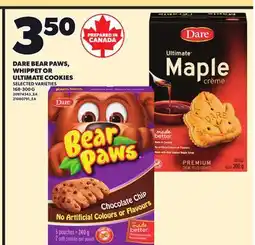 Independent City Market DARE BEAR PAWS, WHIPPET OR ULTIMATE COOKIES, 168-300 G offer