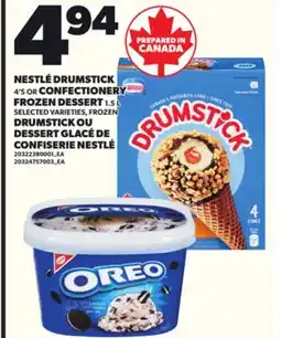 Independent City Market NESTLÉ DRUMSTICK CONFECTIONERY, 4'S OR CONFECTIONERY FROZEN DESSERT, 1.5 L offer