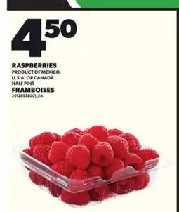 Independent City Market RASPBERRIES, HALF PINT offer