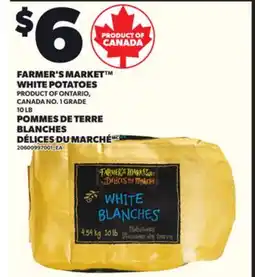 Independent City Market FARMER'S MARKET WHITE POTATOES, 10 LB offer