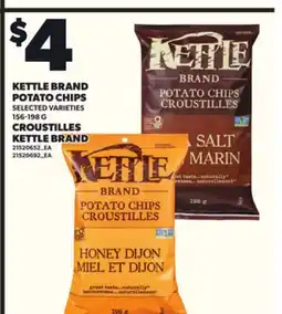 Independent City Market KETTLE BRAND POTATO CHIPS, 156-198 G offer