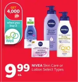 Rexall NIVEA Skin Care or Lotion offer