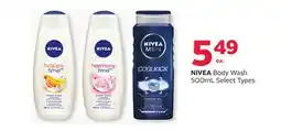 Rexall NIVEA Body Wash offer