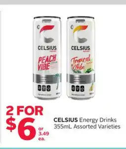 Rexall CELSIUS Energy Drinks offer