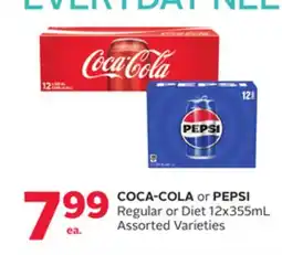 Rexall COCA-COLA or PEPSI Regular offer