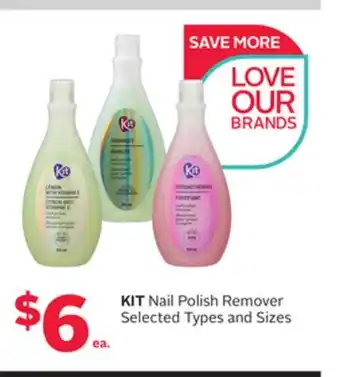 Rexall KIT Nail Polish Remover offer