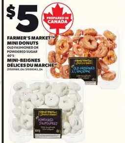 Independent City Market FARMER'S MARKET MINI DONUTS, 40'S offer