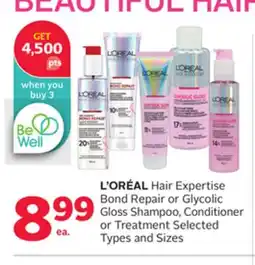 Rexall L'ORÉAL Hair Expertise Bond Repair or Glycolic Gloss Shampoo, Conditioner or Treatment offer