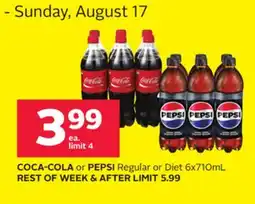 Rexall COCA-COLA or PEPSI Regular or Diet offer