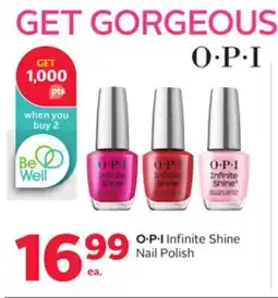 Rexall O. P. I Infinite Shine Nail Polish offer
