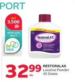 Rexall RESTORALAX Laxative Powder 45 Doses offer
