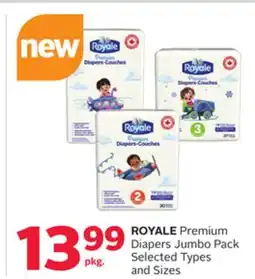 Rexall ROYALE Premium Diapers Jumbo Pack offer