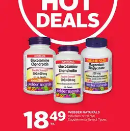 Rexall WEBBER NATURALS Vitamins or Herbal Supplements offer