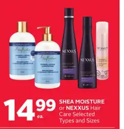 Rexall SHEA MOISTURE or NEXXUS Hair Care offer
