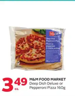 Rexall M & M FOOD MARKET Deep Dish Deluxe or Pepperoni Pizza offer