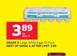 Rexall GRADE A Large White Eggs offer