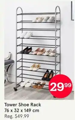 Kitchen Stuff Plus Tower Shoe Rack offer
