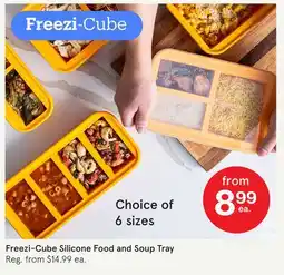Kitchen Stuff Plus Freezi-Cube Silicone Food and Soup Tray offer