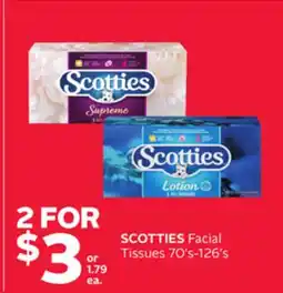 Rexall SCOTTIES Facial Tissues offer