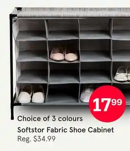 Kitchen Stuff Plus Softstor Fabric Shoe Cabinet offer