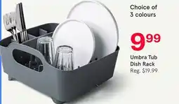 Kitchen Stuff Plus Umbra Tub Dish Rack offer