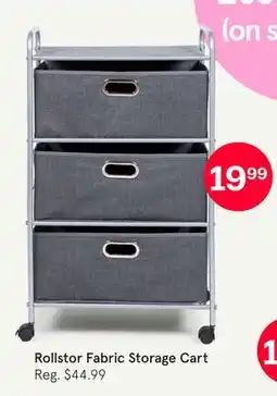 Kitchen Stuff Plus Rollstor Fabric Storage Cart offer