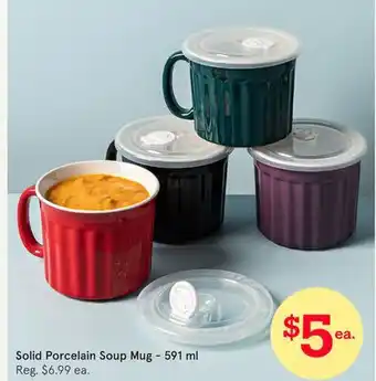 Kitchen Stuff Plus Solid Porcelain Soup Mug offer