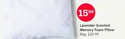 Kitchen Stuff Plus Lavender Scented Memory Foam Pillow offer