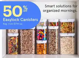 Kitchen Stuff Plus Easylock Canisters offer