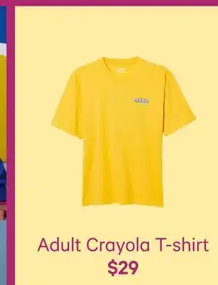 Joe Fresh Adult Crayola T-shirt offer