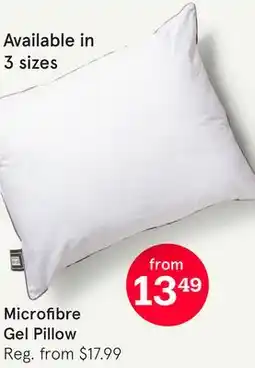 Kitchen Stuff Plus Microfibre Gel Pillow offer