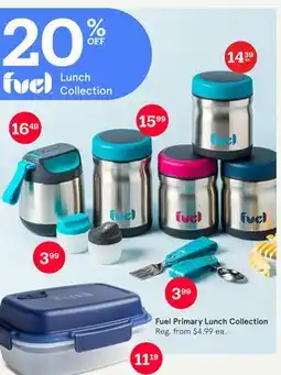Kitchen Stuff Plus Fuel Primary Lunch Collection offer