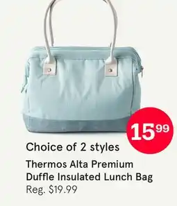 Kitchen Stuff Plus Thermos Alta Premium Duffle Insulated Lunch Bag offer