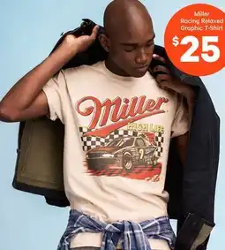 Joe Fresh Miller Racing Relaxed Graphic T-Shirt offer