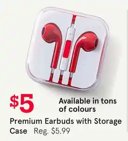 Kitchen Stuff Plus Premium Earbuds with Storage Case offer