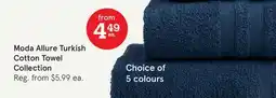 Kitchen Stuff Plus Moda Allure Turkish Cotton Towel Collection offer