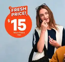Joe Fresh Micro Fleece Vest offer