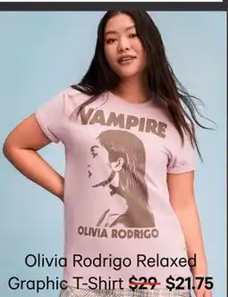 Joe Fresh Olivia Rodrigo Relaxed Graphic T-Shirt offer