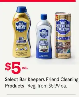 Kitchen Stuff Plus Select Bar Keepers Friend Cleaning Products offer