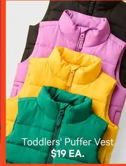 Joe Fresh Toddlers' Puffer Vest offer