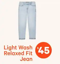 Joe Fresh Light Wash Relaxed Fit Jean offer