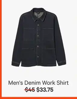 Joe Fresh Men's Denim Work Shirt offer