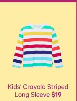Joe Fresh Kids' Crayola StripedLong Sleeve offer