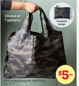 Kitchen Stuff Plus Carry Shopping Bag with Travel Pouch offer