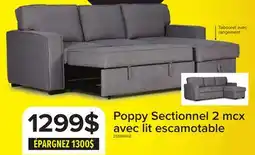 Leon's Poppy Sofa avec lit escamotable - gris offer